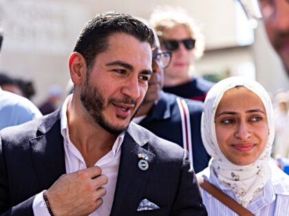 DETROIT, MICHIGAN - AUGUST 05: Michigan Democratic Senate primary winner Abdul El-Sayed ar