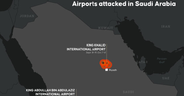 Iran-backed Houthi terrorists killed at least 12 people and wounded more than 300 others in a missile attack on Saudi Arabia’s busiest airport.