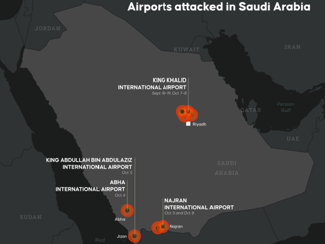 Houthis Kill 12, Injure 300+ at Riyadh Airport as Trump Weighs Strikes
