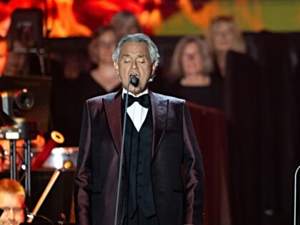 VIENNA, AUSTRIA - AUGUST 22: Andrea Bocelli performs live during a concert as part of his