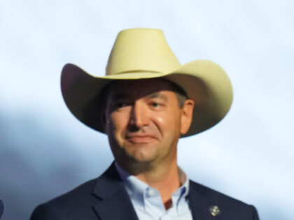 Montana Attorney General Austin Knudsen arrives to speak at the Republican convention Wedn