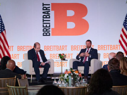 DHS Chief Markwayne Mullin talks to Breitbart News Washington Bureau chief Matthew Boyle a