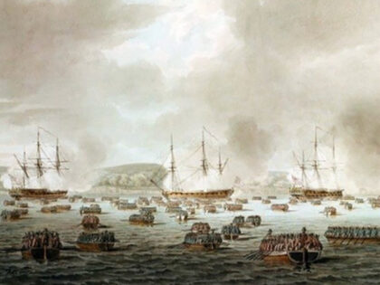 The British landing at Kip's Bay, New York Island, 15 September 1776