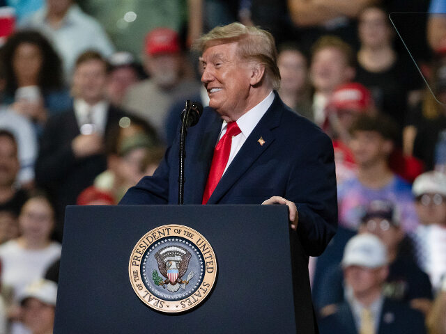 US President Donald Trump during a campaign event in Youngstown, Ohio, US, on Monday, Oct.
