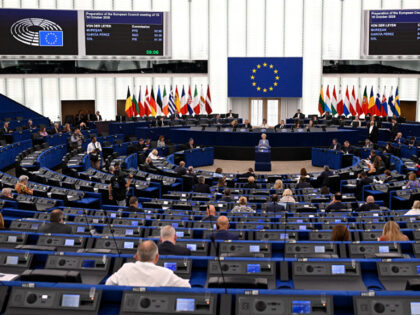European Commission President Ursula von der Leyen addresses members of the European Parli