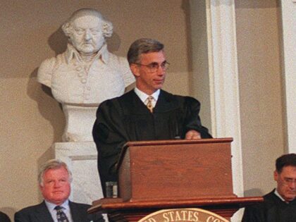 BOSTON - JULY 10: Judge George A. O'Toole was sworn into U.S. District Court by Chief
