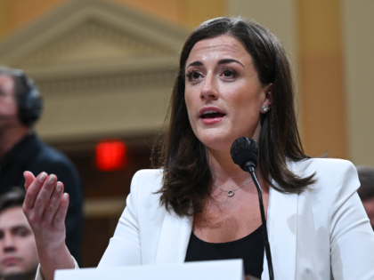 GettyImages-1405670056 WASHINGTON, DC - JUNE 28: Cassidy Hutchinson, a top former aide to Trump White House Chief