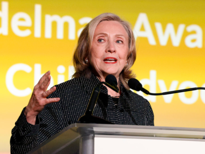 SAN FRANCISCO, CALIFORNIA - MARCH 24: Hillary Clinton speaks onstage during the Common Sen