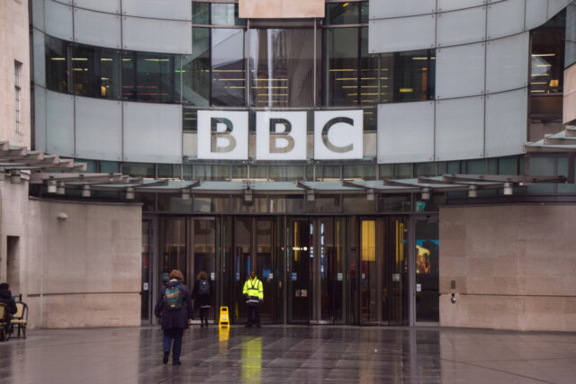 LONDON, UNITED KINGDOM - 2025/11/10: General view of Broadcasting House, the BBC headquart