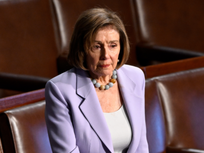 Representative Nancy Pelosi, a Democrat from California, arrives for a joint address to Co