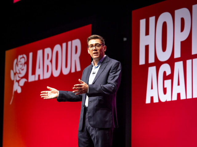 Andy Burnham, the Prime Minister and leader of the Labour Party gives his leaders speech a