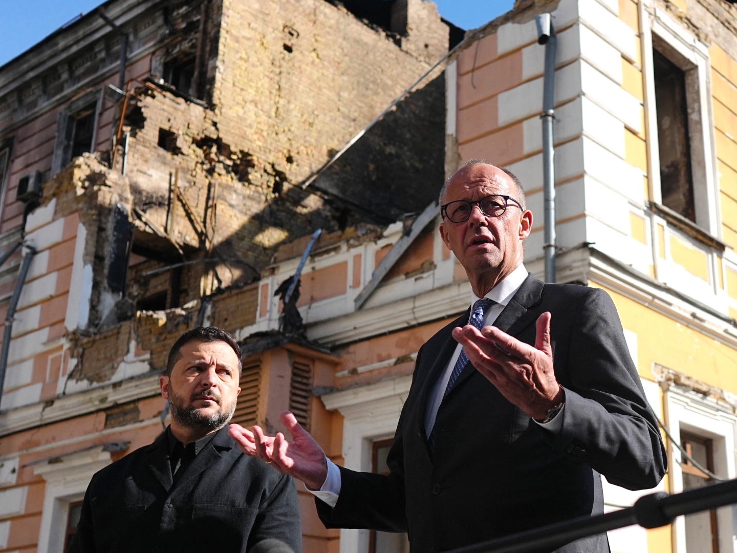 Germany’s Merz visits Ukraine to pledge support as Russia ramps up strikes