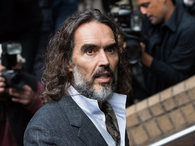 LONDON, UNITED KINGDOM OCTOBER 12, 2026: British comedian Russell Brand arrives at Southw