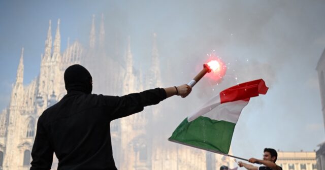 Dozens Arrested After Multicultural Riots Outside of Milan's Duomo Cathedral