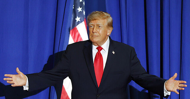 Trump Takes Motorcade to Campaign Event After Weather Prevents Flight