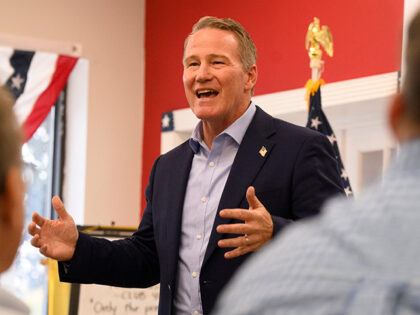 U.S. Sen. Jon Husted (R-OH) campaigns at the Mahoning County Republican Party Headquarters