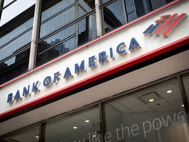 GettyImages2300222614 A sign marks the location of a Bank of America branch on October 14, 2026 in Chicago, Illi