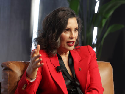 Gretchen Whitmer Governor of Michigan Gretchen Whitmer speaks during Michigan Chronicle’s Pancakes &