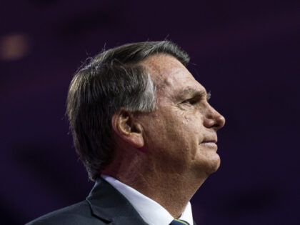 Jair Bolsonaro, Brazil's former president, during the Conservative Political Action C