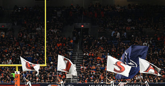 Serviceman Falls from the Roof of the Alamodome During UTSA-Navy Pre-Game Ceremony