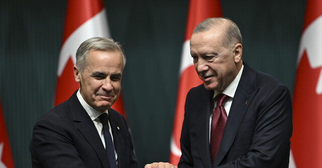 breitbart.com - Frances Martel - Mark Carney Insists Bringing Canada Closer to Islamist, Anti-LGBTQA2+ Turkey Fits 'Values-Based Realism'