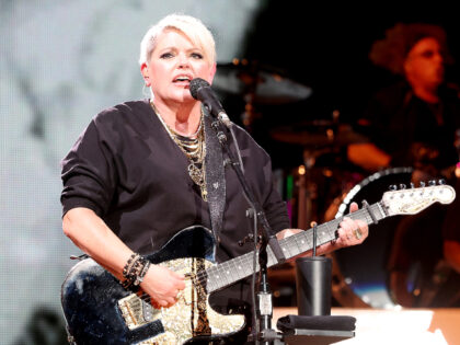 AUSTIN, TEXAS - OCTOBER 14: Natalie Maines of The Chicks performs in concert during weeken