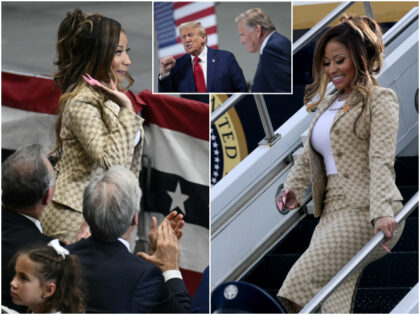 Watch: Nicki Minaj Helps Trump Stump for Mike Rogers in Packed Detroit Rally