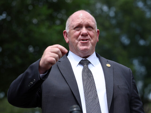 White House Border Czar Tom Homan speaks to reporters outside of the White House on July 2