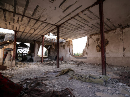 Photograph taken during a media tour organised by the Iranian authorities shows the inside