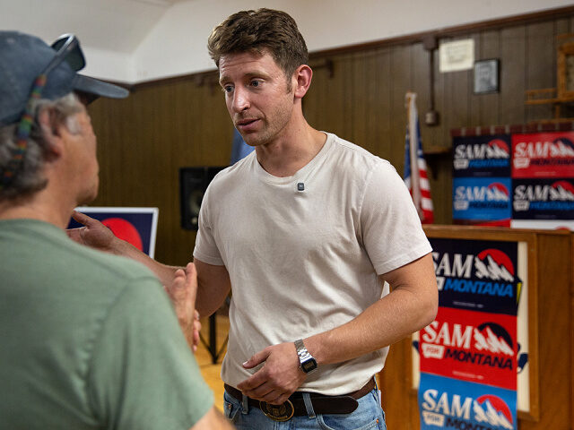 aug6-26-Democratic-congressional-candidate-Sam-Forstag-Montana-getty HAMILTON, MT - AUGUST 6: Note to Photo Editors: GETTY IMAGES OUTDemocratic congressional c