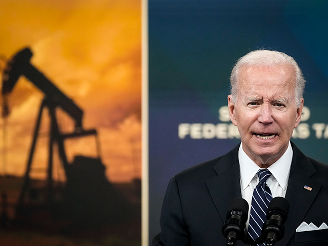 biden-gas-prices-getty WASHINGTON, DC - JUNE 22: U.S. President Joe Biden speaks about gas prices in the South Co