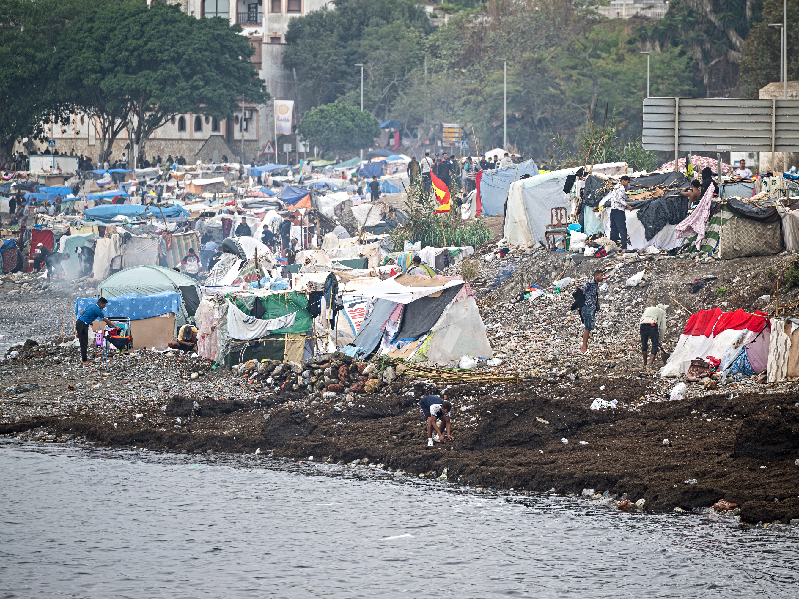 Besieged Ceuta Awash with Feces and Trash Left by Invading Illegals