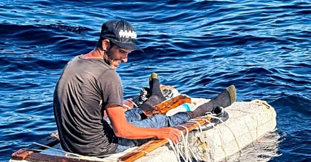 breitbart.com - Frances Martel - Cuban Found Floating Off Coast of Florida on Foam 'Raft' Says He Got Lost, Wasn't Trying to Emigrate
