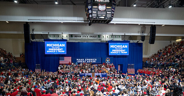 'We Love Him Because He Loves Us': Crowds Pack Trump Rally in Michigan
