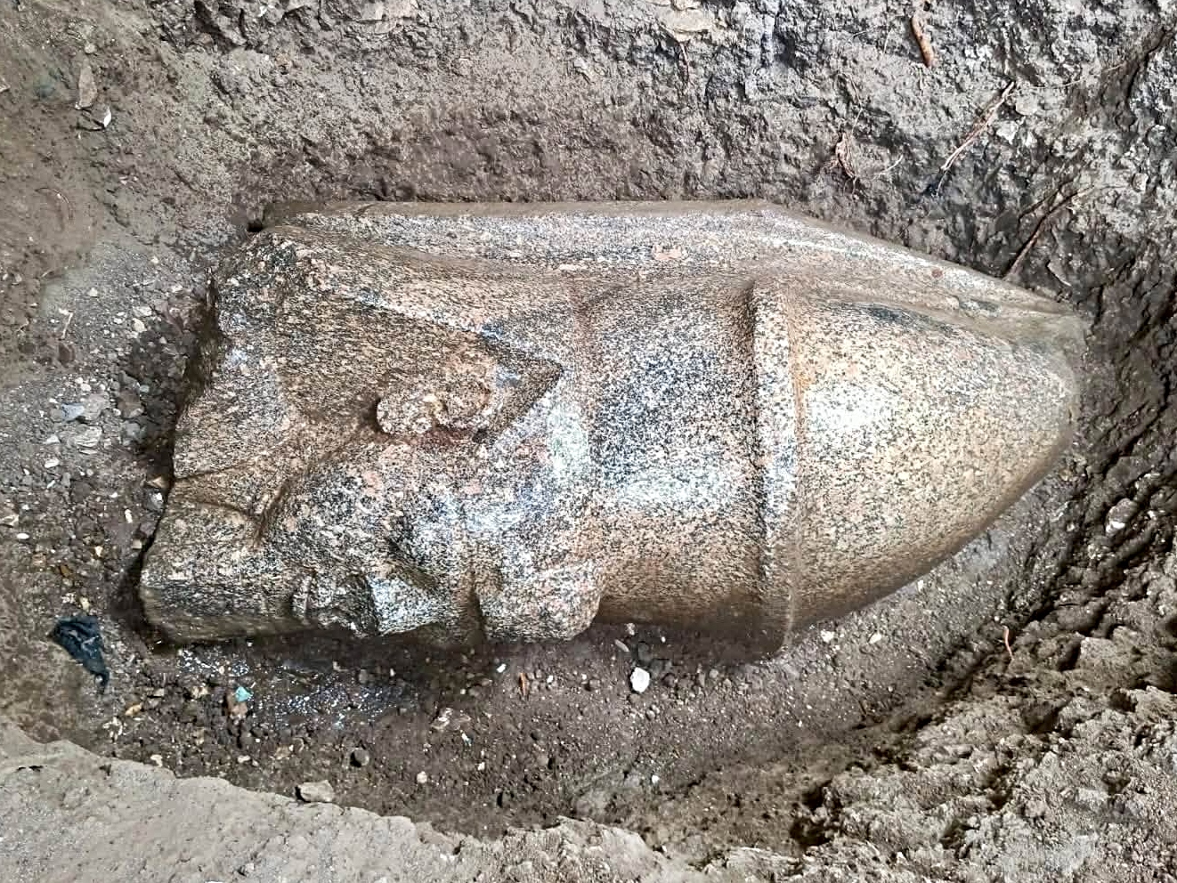 Farmer's discovery unearths Ramses II statues in Egypt