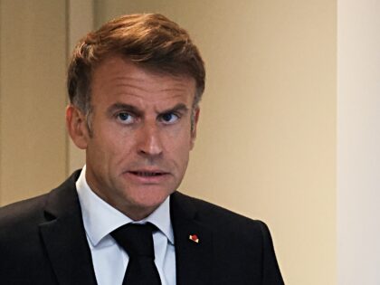 France's President Emmanuel Macron reacts as he chairs an Interministerial Crisis Meeting
