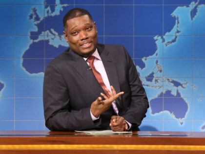 SATURDAY NIGHT LIVE -- Episode 1894 -- Pictured: (l-r) Anchor Michael Che and Kam Patterso