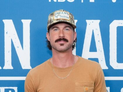 Riley Green at the "Alan Jackson: The Last Show" concert special red carpet held