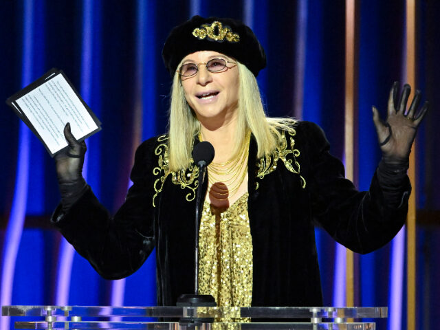Barbra Streisand at the 30th Annual Screen Actors Guild Awards held at the Shrine Auditori