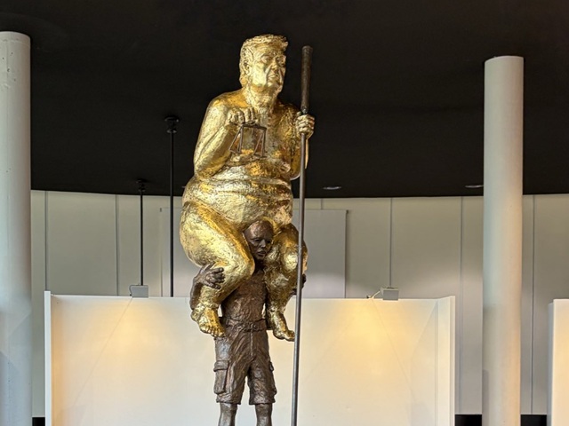 'A Disgrace': Grotesque 'Trump' Statue Installed in European Parliament