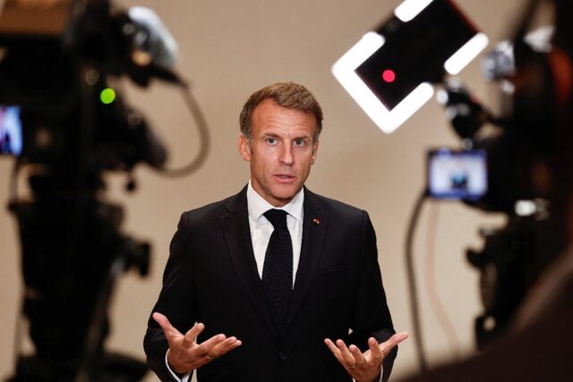 Macron took aim at foreign leaders