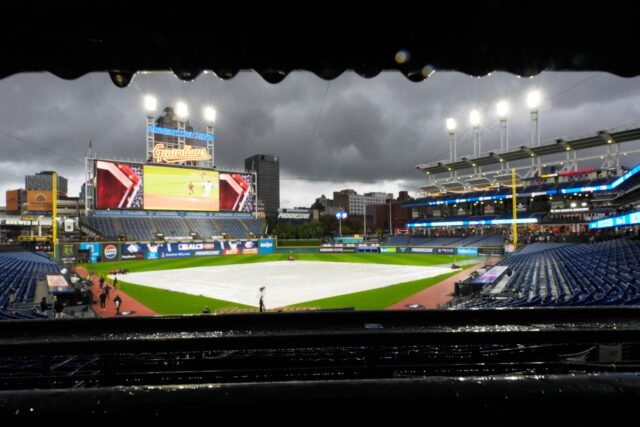 ALCS Rays Guardians Baseball The Associated Press