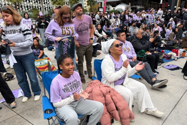 WNBA Finals Valkyries Watch Party Basketball The Associated Press