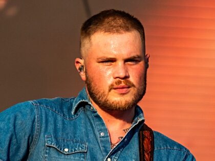 LONDON, ENGLAND - JUNE 29: Zach Bryan performs onstage during BST Hyde Park at Hyde Park o