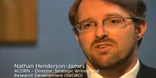 Nick George with long hair in 2007