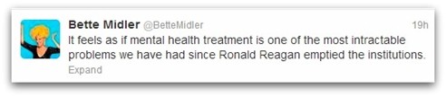 Bette Midler tweet Reagan