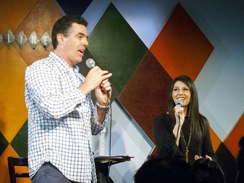 Adam Carolla and Alison Rosen