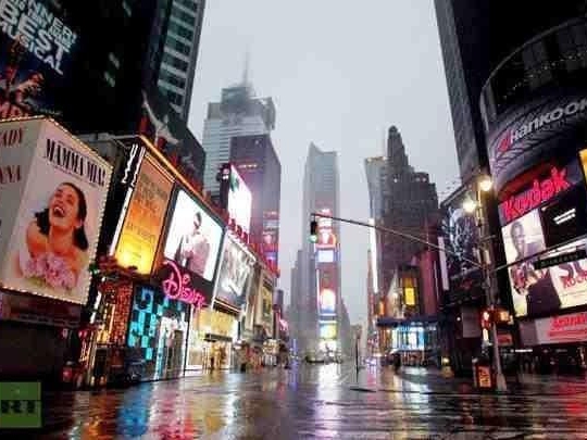 Broadway Shuts Down for Tuesday as Storm Whirls