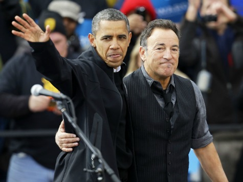 CNN Celebrates Obama/Springsteen Rally, Ignores Larger Romney Event