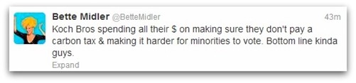 Bette Midler tweet
